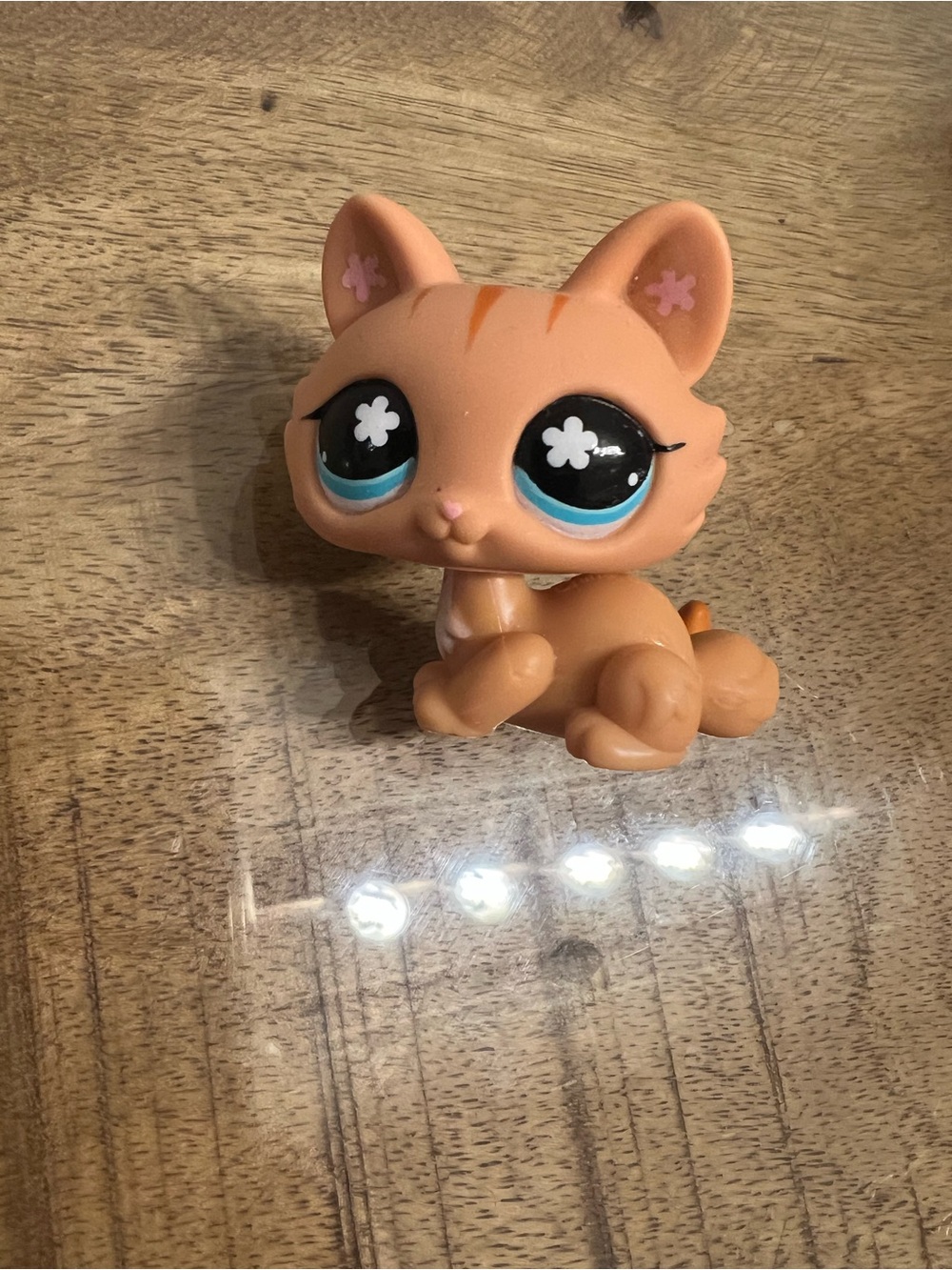 LPS Littlest Pet Shop Orange Crouching Cat #649